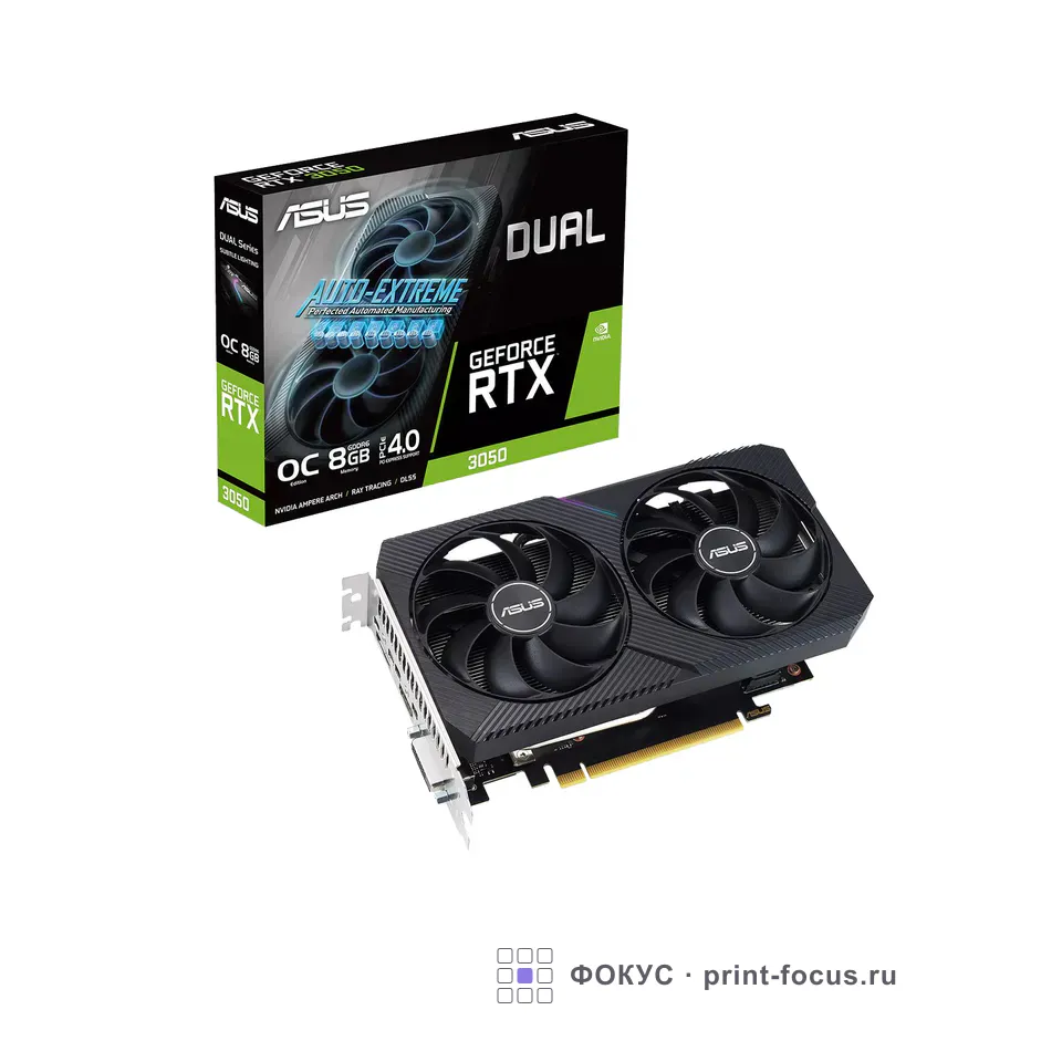 ASUS DUAL-RTX3050-O8G-V2, артикул 90YV0GH6-M0NA00