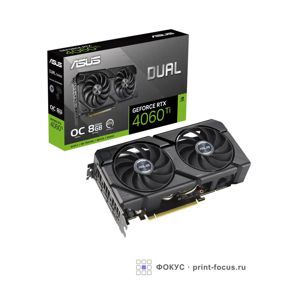 ASUS DUAL-RTX4060TI-O8G-EVO 90YV0J49-M0NA00, артикул DUAL-RTX4060TI-O8G-EVO