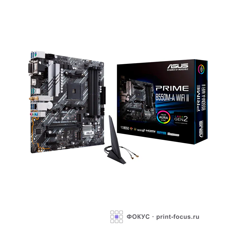 ASUS PRIME B550M-A WIFI II (90MB19X0-M0EAY0), артикул 90MB19X0-M0EAY0