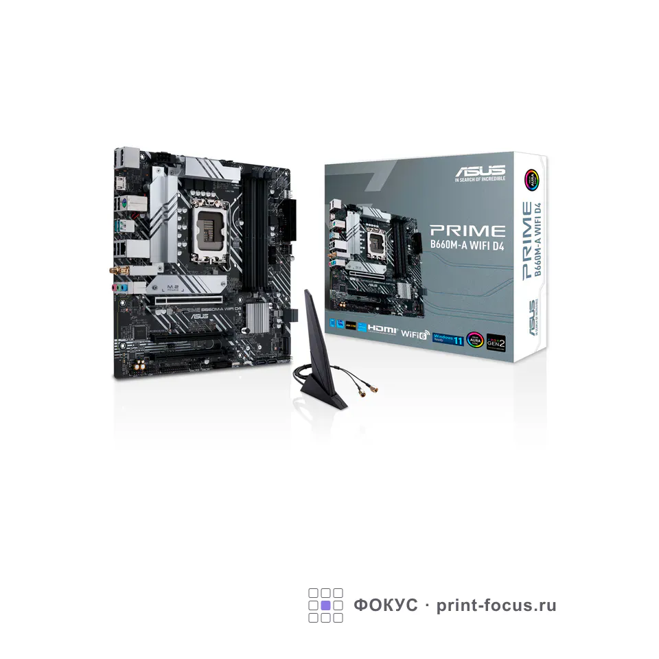 ASUS PRIME B660M-A WIFI D4 (90MB1AE0-M1EAY0), артикул 90MB1AE0-M1EAY0