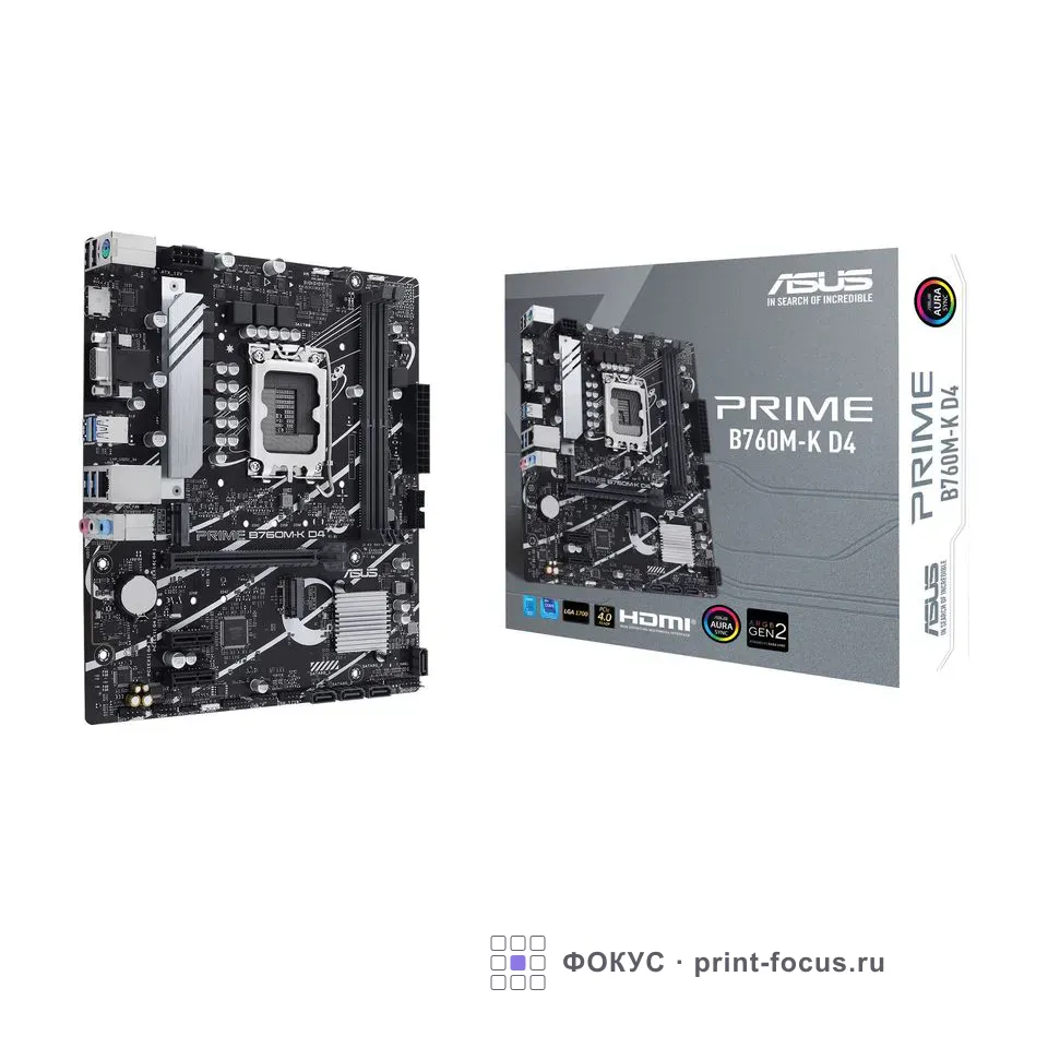 ASUS PRIME B760M-K D4, артикул 90MB1DS0-M1EAY0