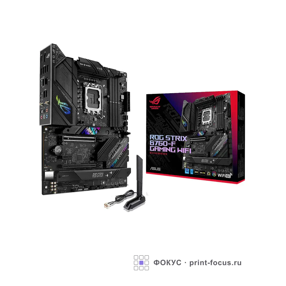 ASUS ROG STRIX B760-F GAMING WIFI  90MB1CT0-M1EAY0, артикул 90MB1CT0-M1EAY0
