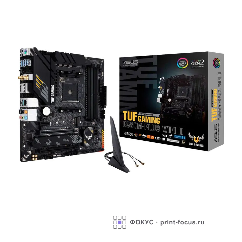 ASUS TUF GAMING B550M-PLUS WIFI II (90MB19Y0-M0EAY0), артикул 90MB19Y0-M0EAY0