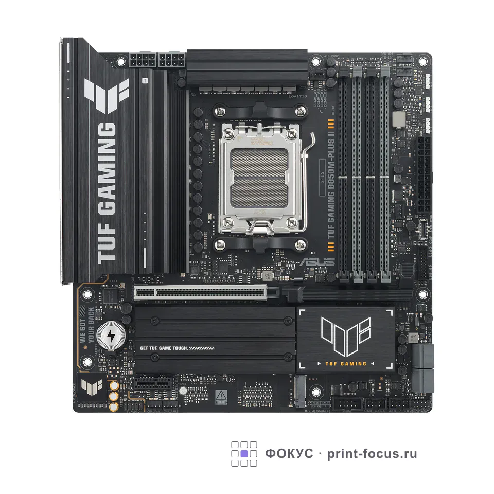 ASUS TUF GAMING B850M-PLUS II (90MB1MT0-M0EAY0), артикул 90MB1MT0-M0EAY0