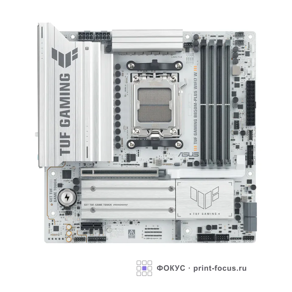 ASUS TUF GAMING B850M-PLUS WIFI7 W (90MB1MD0-M0EAY0), артикул 90MB1MD0-M0EAY0