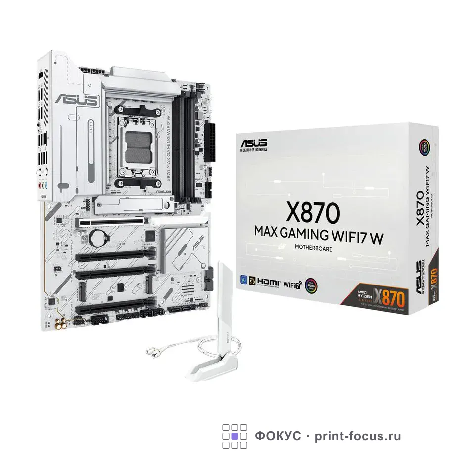 ASUS X870 MAX GAMING WIFI7 W (90MB1LZ0-M0EAY0), артикул 90MB1LZ0-M0EAY0