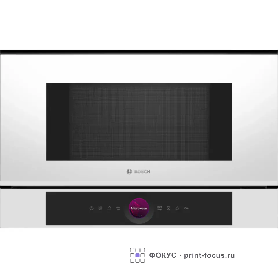 Встраиваемая микроволновая печь BOSCH BFL7221W1, артикул BFL7221W1