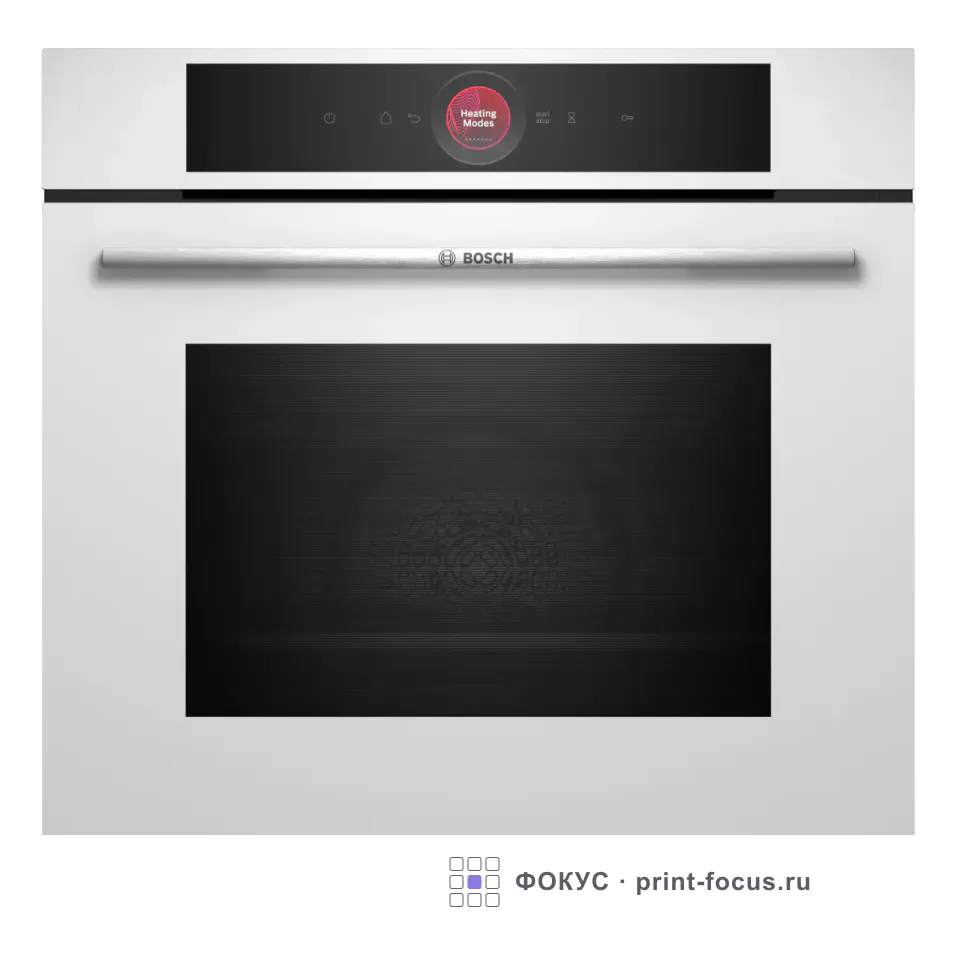 Встраиваемый духовой шкаф BOSCH HBG7741W1, артикул HBG7741W1