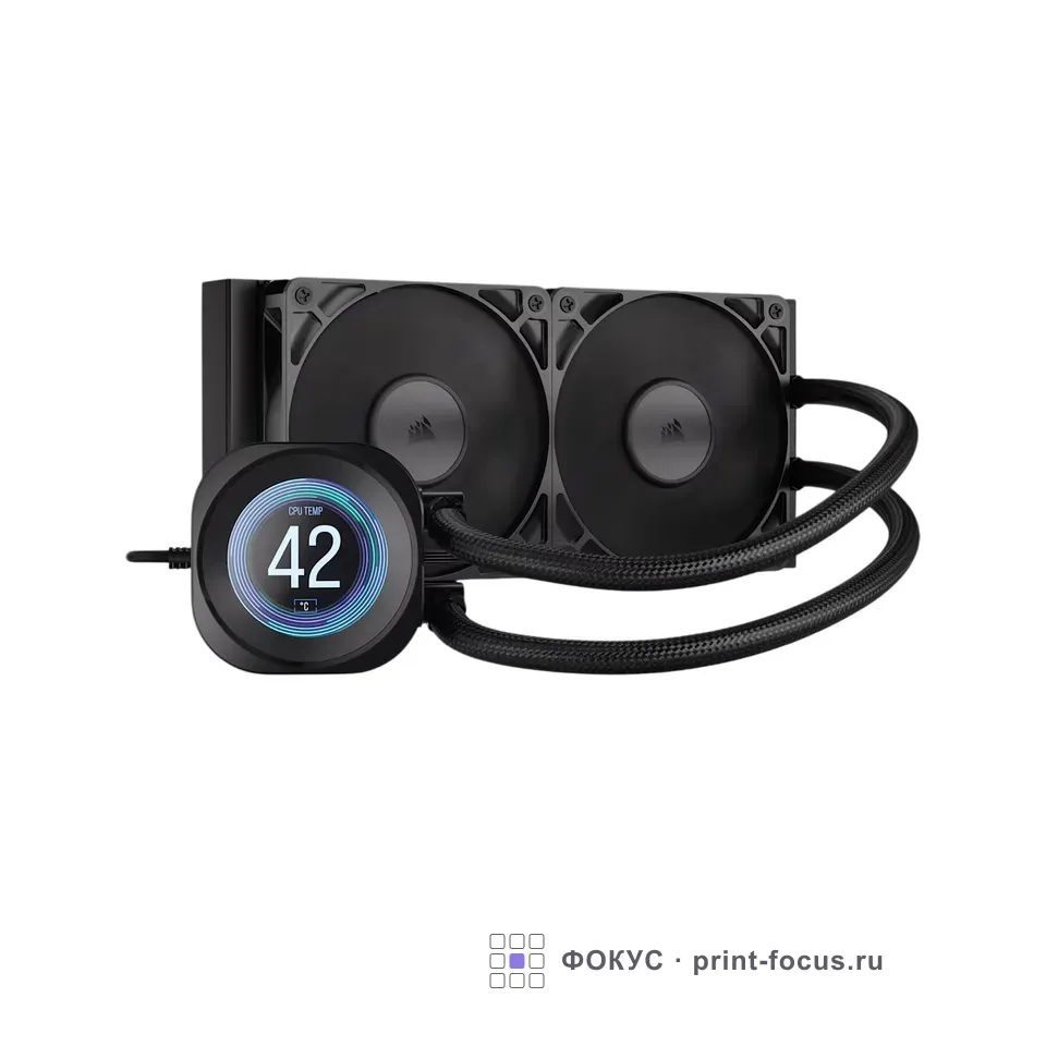 Corsair NAUTILUS 240 RS LCD Black, артикул CW-9061031-WW