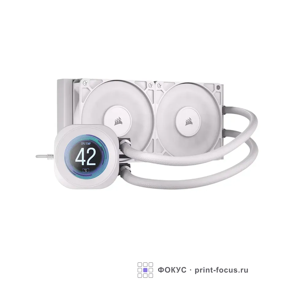 Corsair NAUTILUS 240 RS LCD White, артикул CW-9061032-WW