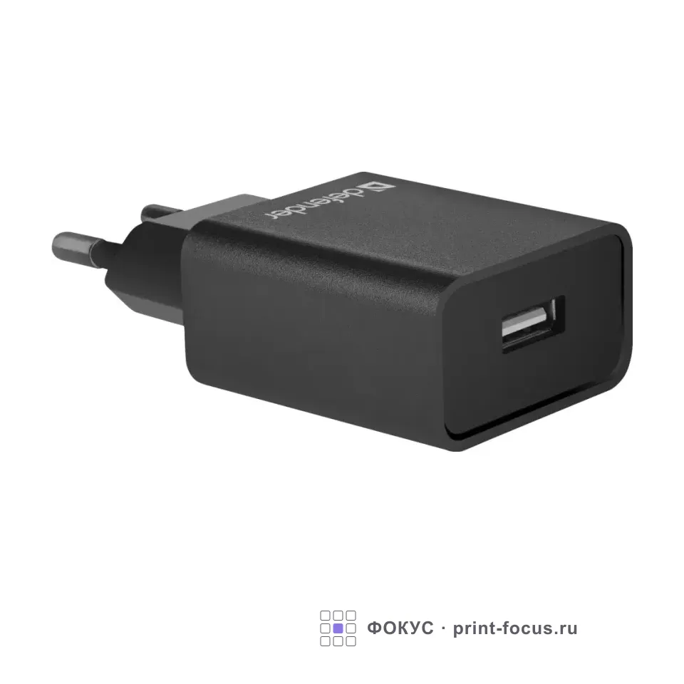 Defender UPC-11 1xUSB,5V/2.1А,кабель micro-USB, артикул 83556