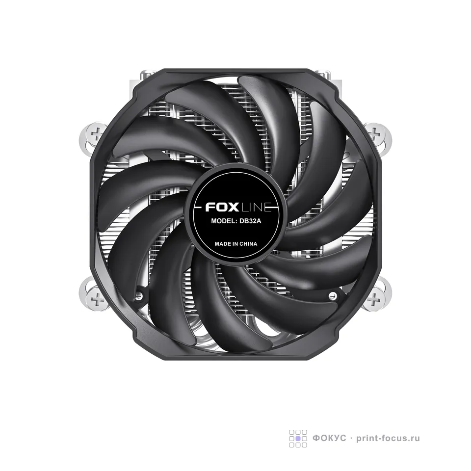 Foxline CPU Cooler DB32A Black, артикул DB32A