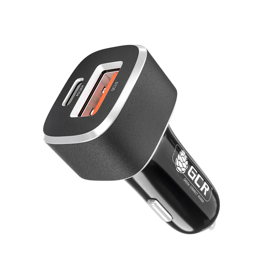 Greenconnect 2 USB порта [AF+CF], QuckCharge 3.0 + Power Delivery 18W GCR-52281, артикул GCR-52281
