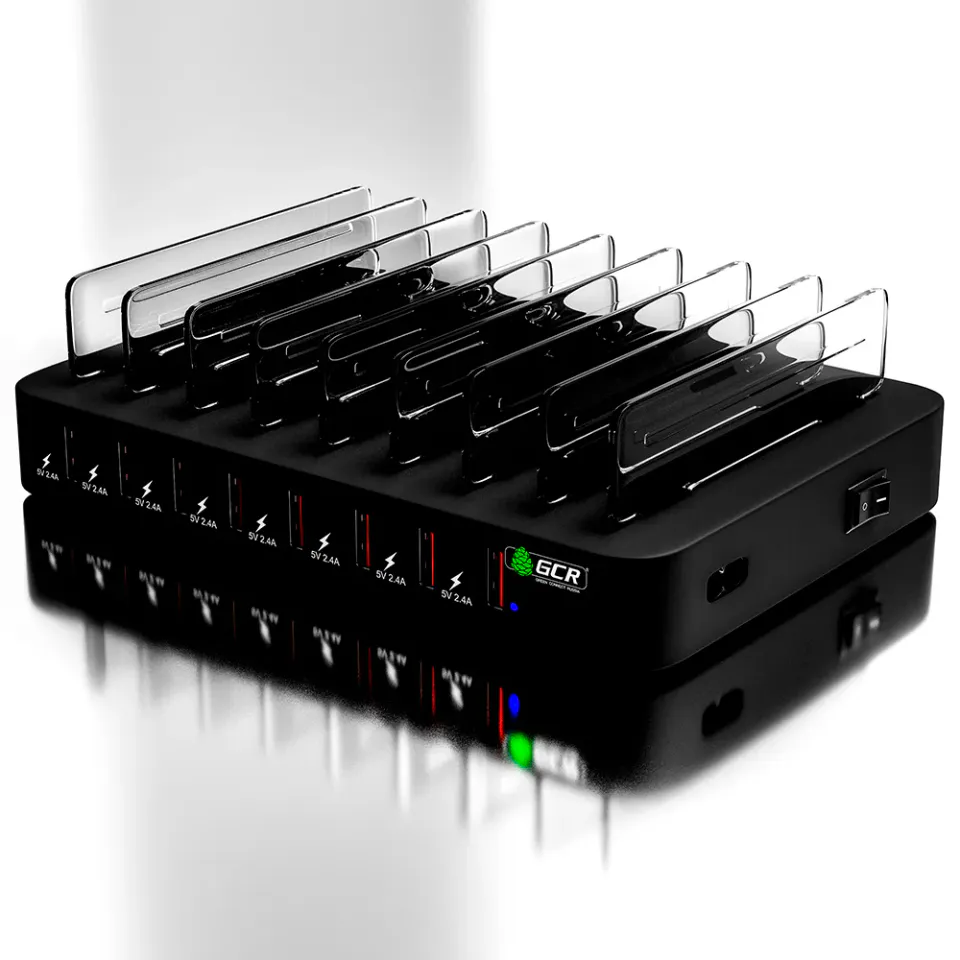Сетевая зарядка на 8 USB портов Greenconnect GCR-8PAUSB, артикул GCR-8PAUSB