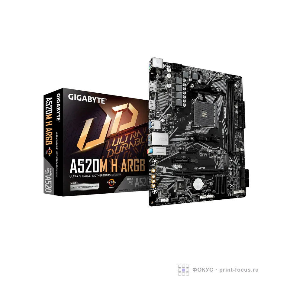GIGABYTE A520M H ARGB, артикул A520M H ARGB