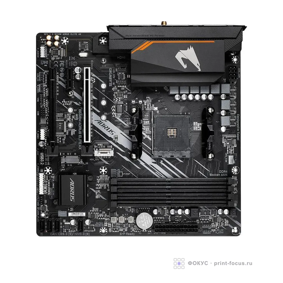 Gigabyte B550M AORUS ELITE AX, артикул B550M AORUS ELITE AX