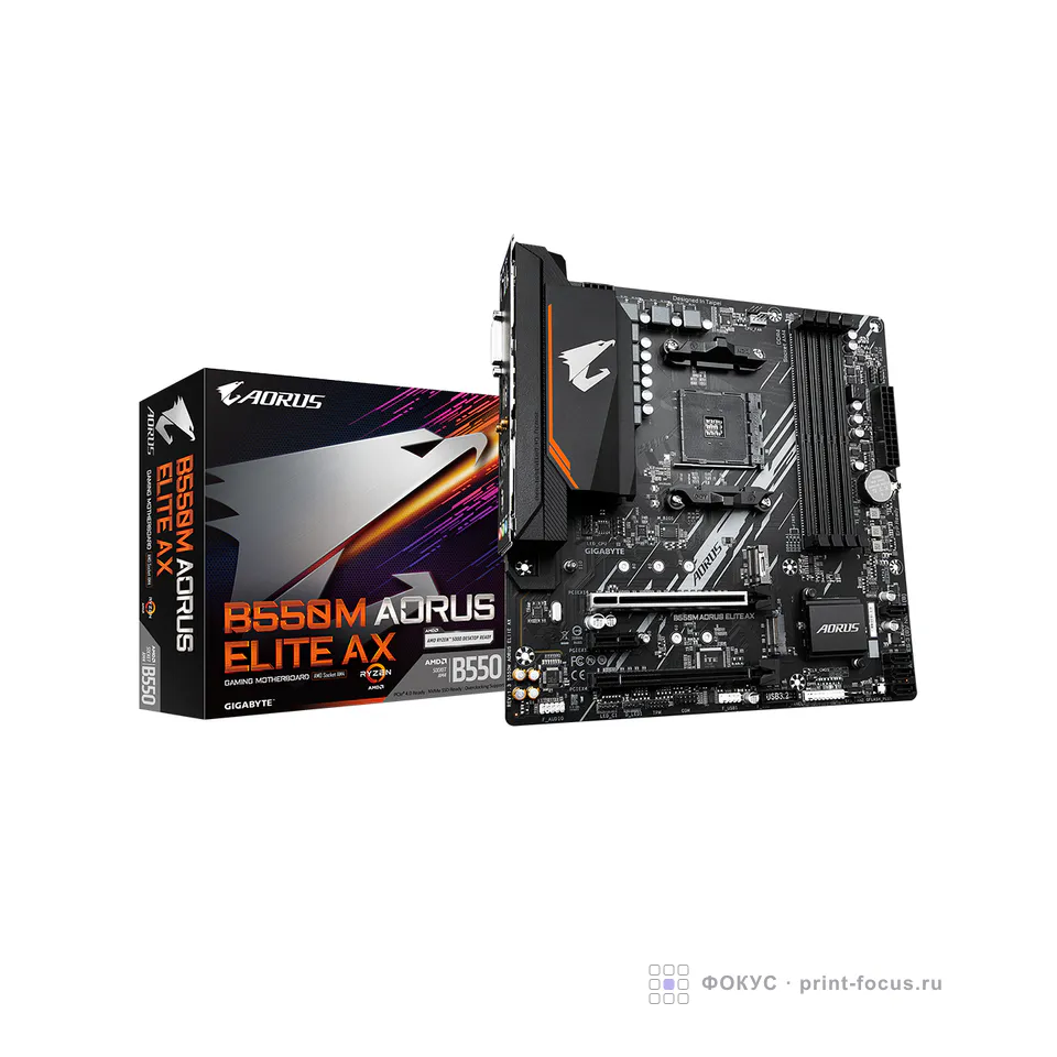 GIGABYTE B550M AORUS ELITE AX, артикул B550M AORUS ELITE AX