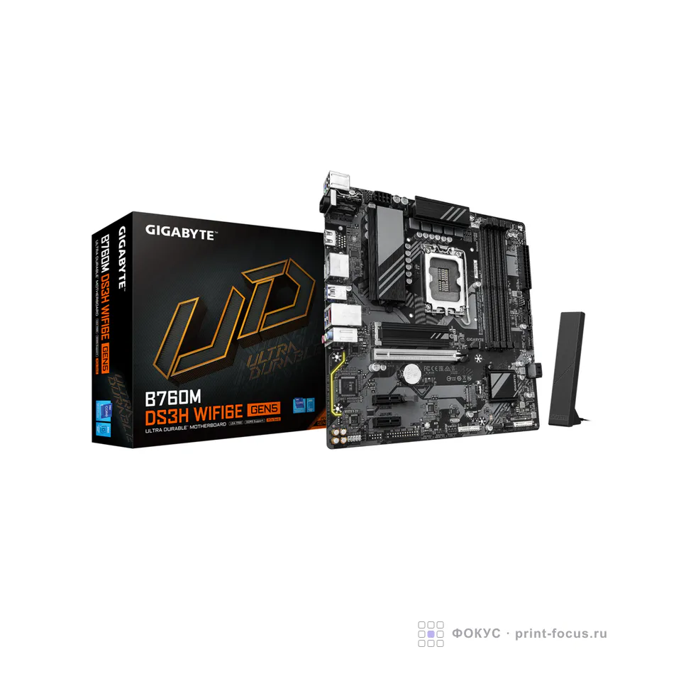 GIGABYTE B760M DS3H WF6E GEN5, артикул B760M DS3H WF6E GEN5