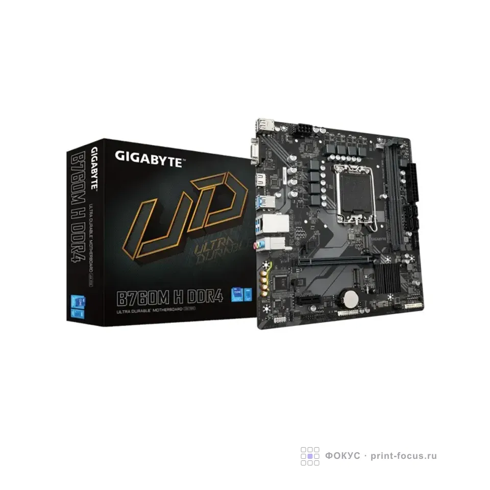 GIGABYTE B760M H DDR4, артикул B760M H DDR4