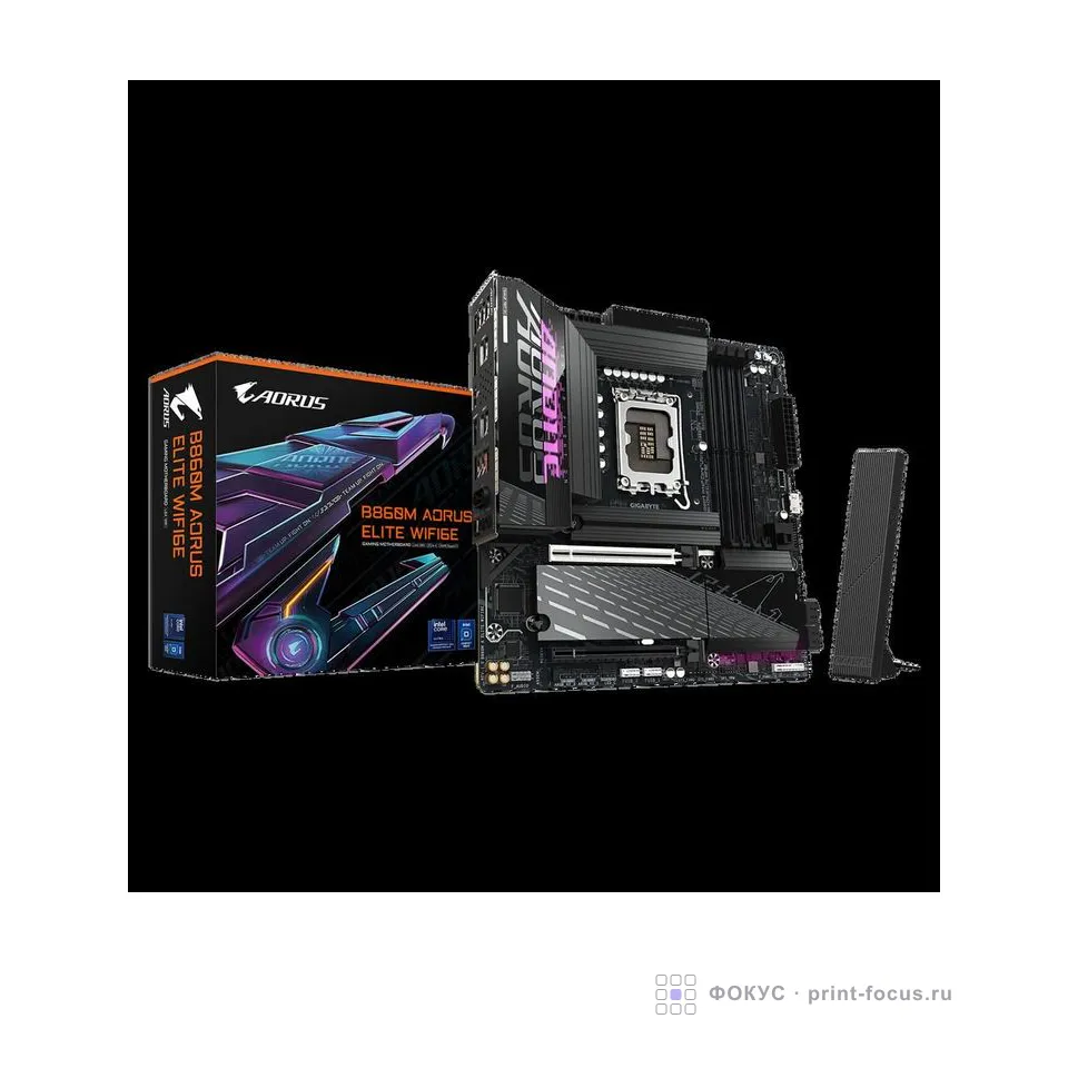 Gigabyte B860M AORUS ELITE WIFI6E, артикул B860M AORUS ELITE WIFI6E