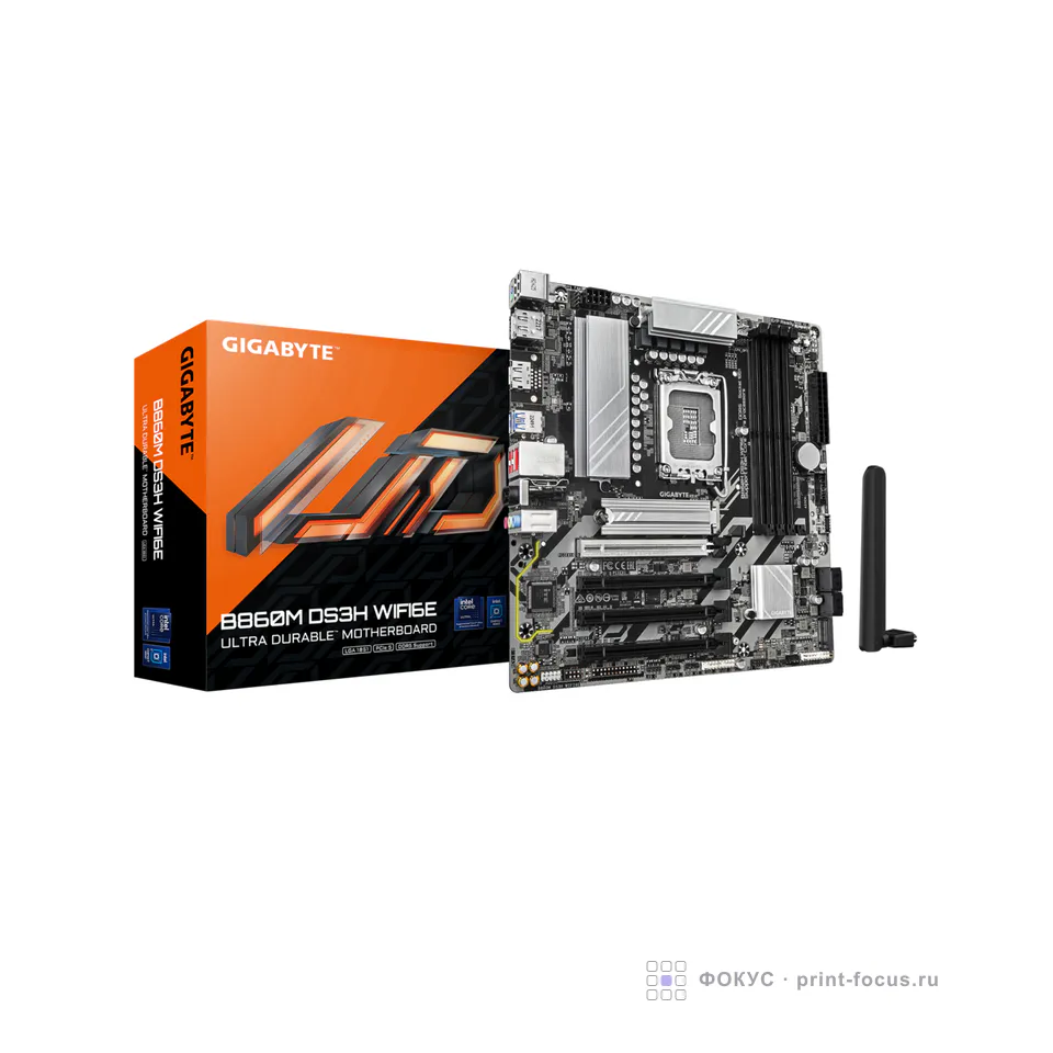 GIGABYTE B860M DS3H WIFI6E, артикул B860M DS3H WIFI6E