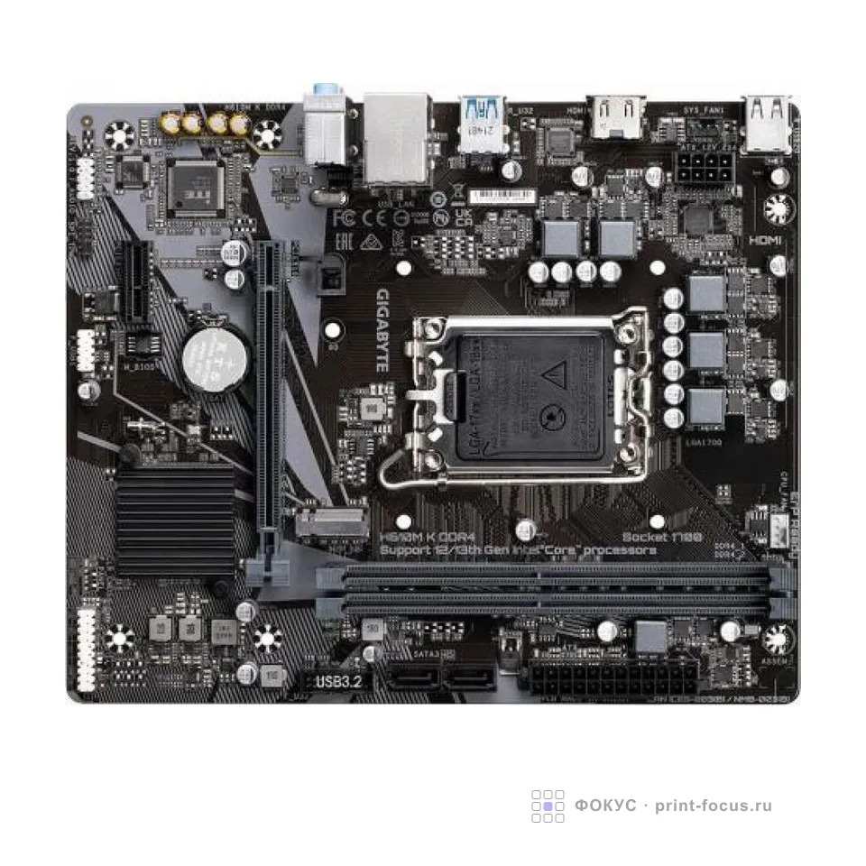 Gigabyte H610M K DDR4, артикул H610M K DDR4