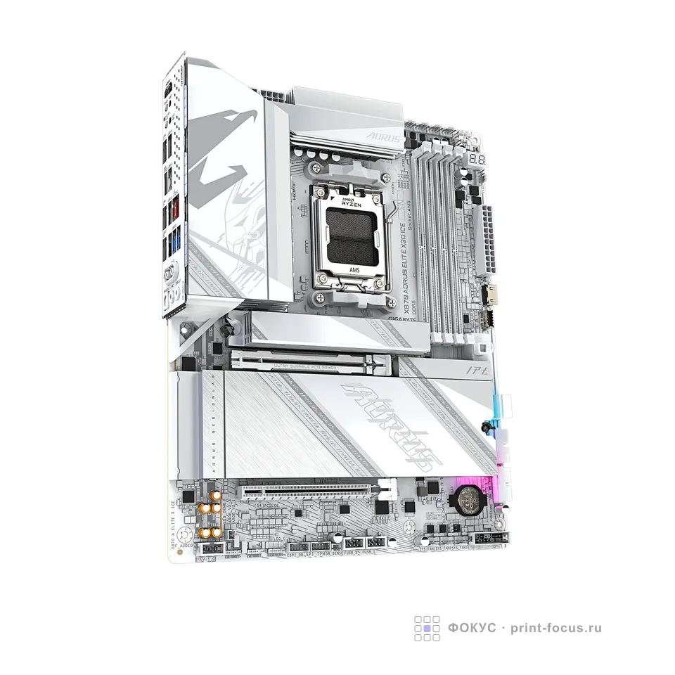Gigabyte X870 AORUS ELITE X3D ICE, артикул X870 A ELITE X ICE