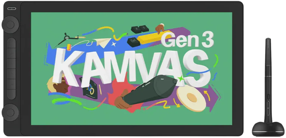 Хайон (Huion) KAMVAS 16 Gen 3 Black, артикул KAMVAS 16 Gen 3 Black