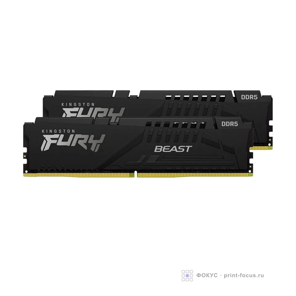 Kingston FURY Beast Black EXPO Kit of 2, артикул KF556C36BBEK2-64