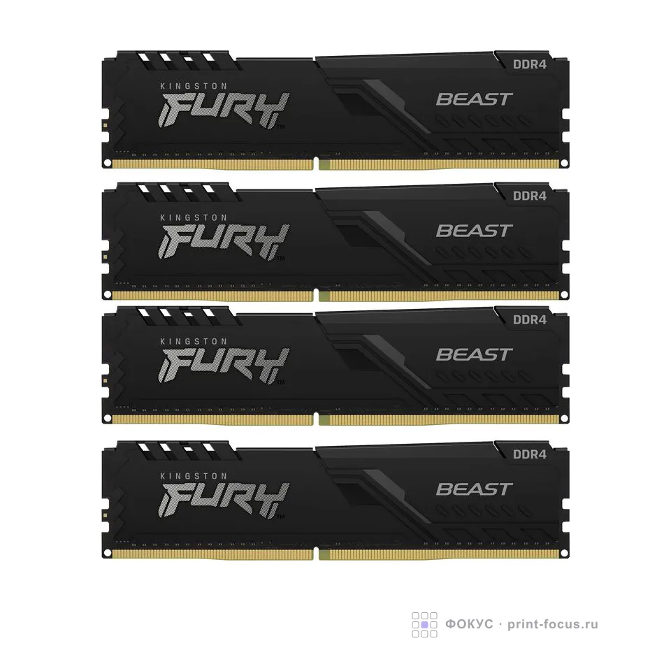 Kingston FURY Beast KF436C17BBK4/32, артикул KF436C17BBK4/32