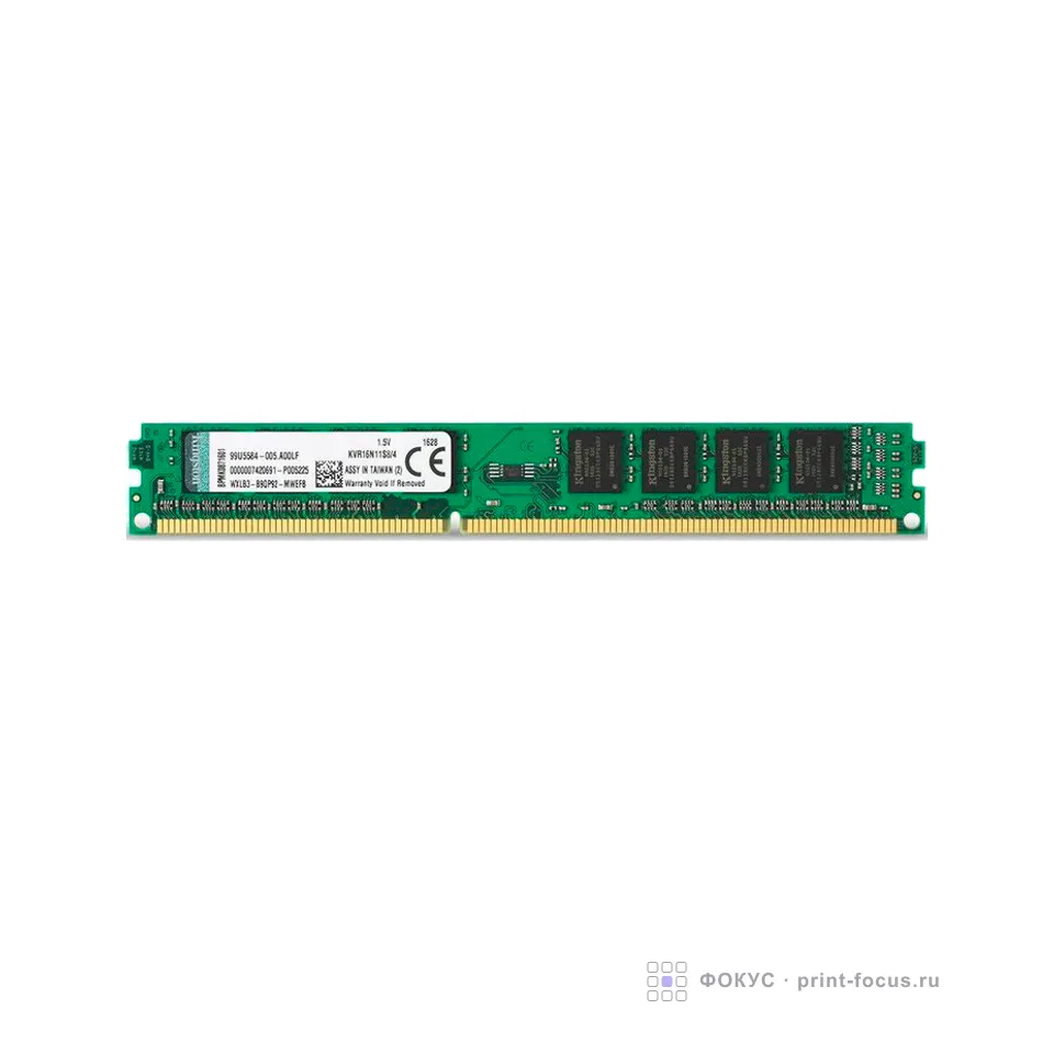Kingston KVR16N11S8/4WP, артикул KVR16N11S8/4WP