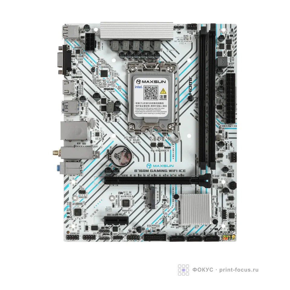 MAXSUN MS-B760M GAMING WIFI ICE, артикул MS-B760M GAMING WIFI ICE