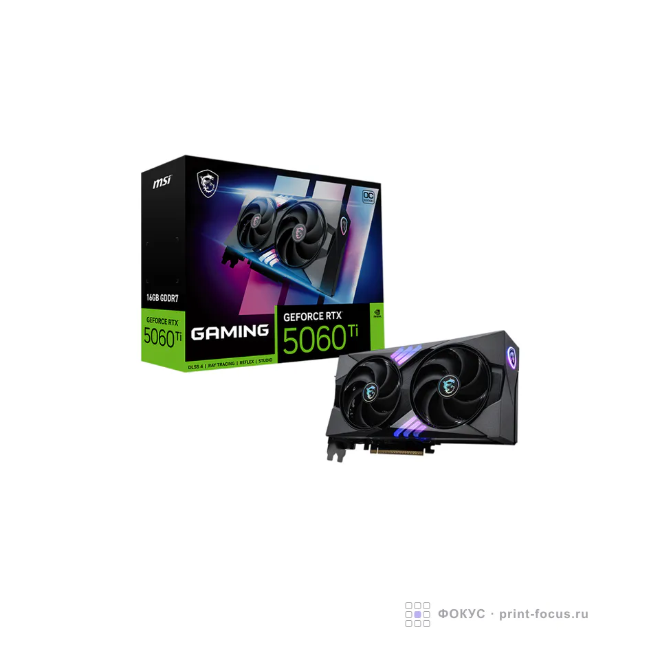 MSI GeForce RTX 5060 Ti, артикул GeForce RTX 5060 Ti 16G GAMING OC