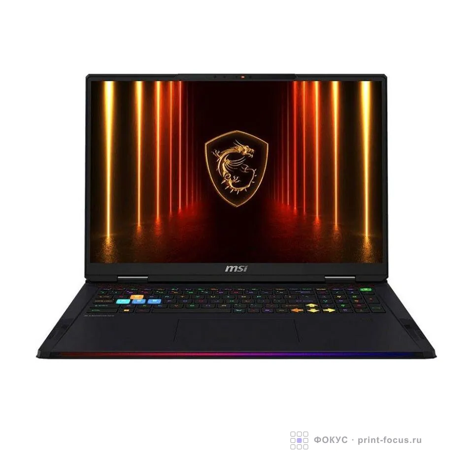 Ноутбук MSI Raider A18 HX A9WIG-408RU AMD Ryzen 9 9955HX3D/32Gb (2*16 D5)/SSD2Tb/RTX5080 16Gb (175W)/18"/IPS/MiniLED/WQUXGA/3840x2400/120Hz/Win11/RJ-45/Core Black/3.6kg, артикул 9S7-182L72-408