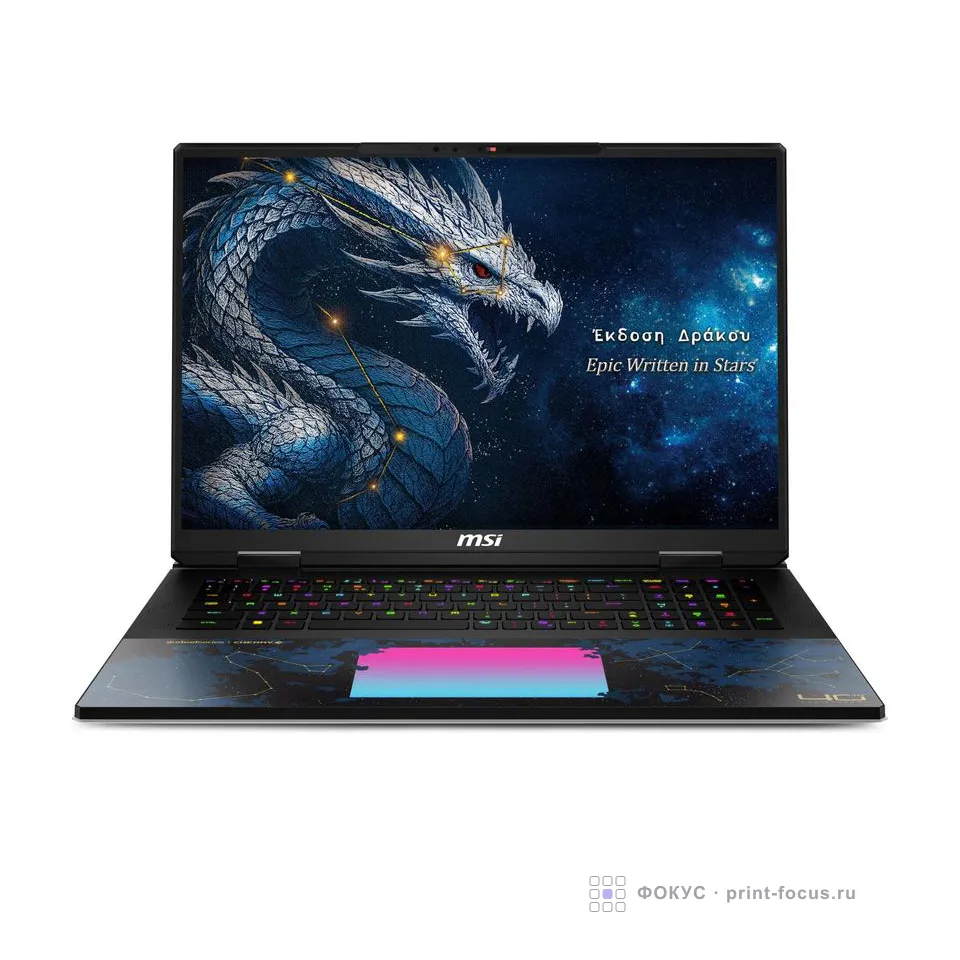 Ноутбук MSI Titan Dragon Edition 18 HX A2WJ-1251RU Core Ultra 9 290HX Plus 96Gb SSD4Tb NVIDIA GeForce RTX 5090 24Gb 18" IPS UHD+ (3840x2400) Windows 11 black WiFi BT Cam (9S7-1824D6-1251), артикул 9S7-1824D6-1251