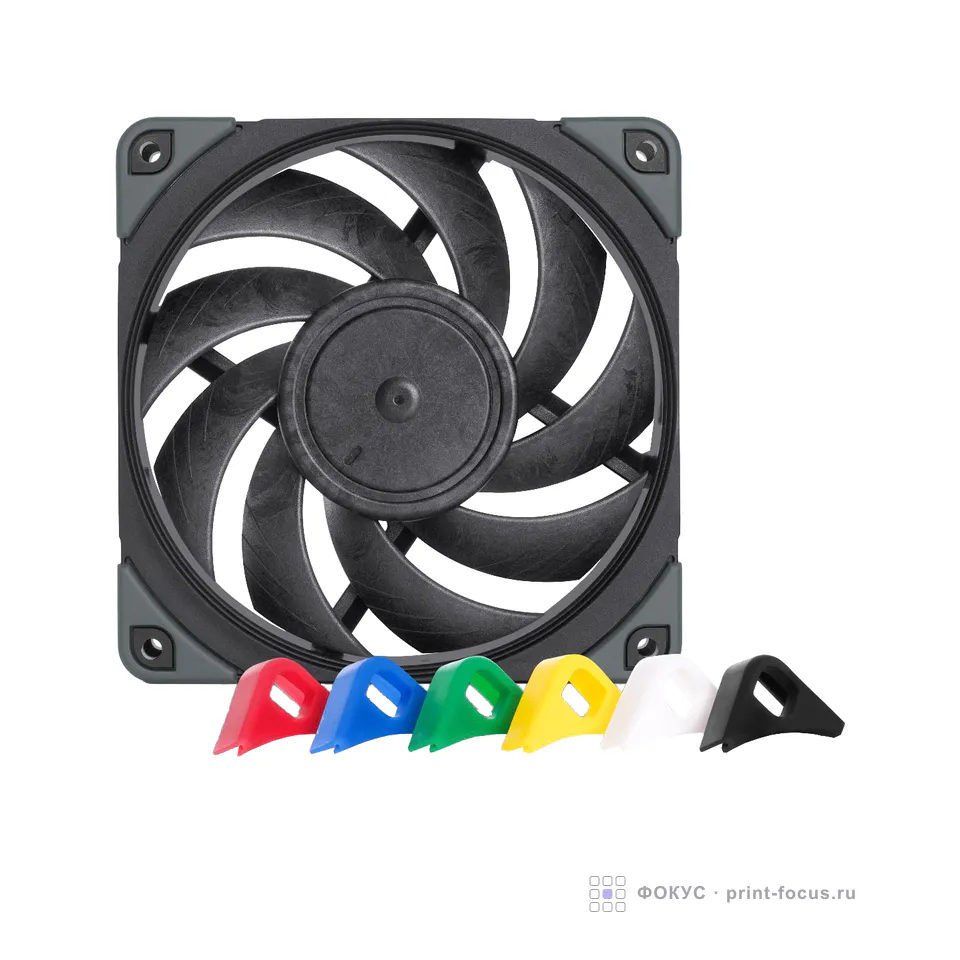 Noctua NF-A12x25 PWM chromax.black.swap, артикул NF-A12x25 PWM chromax.black.swap