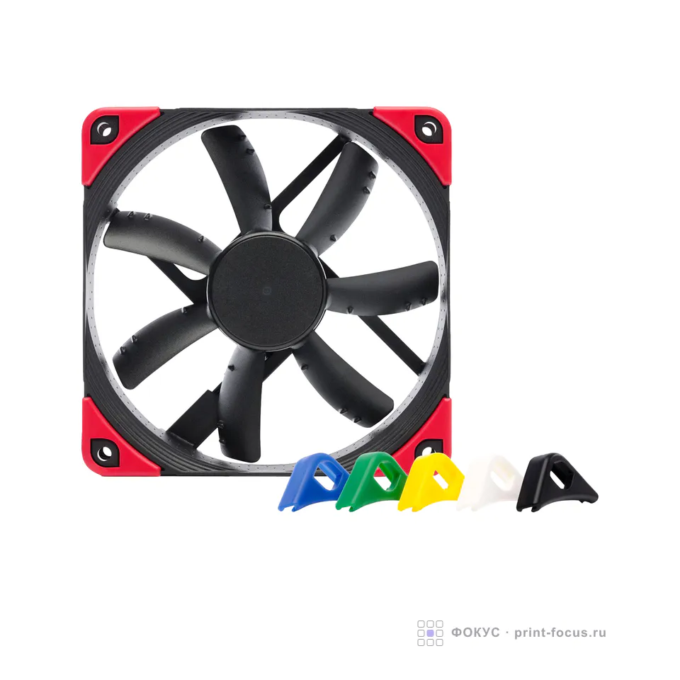 Noctua NF-S12A PWM chromax.black.swap, артикул NF-S12A PWM chromax.black.swap
