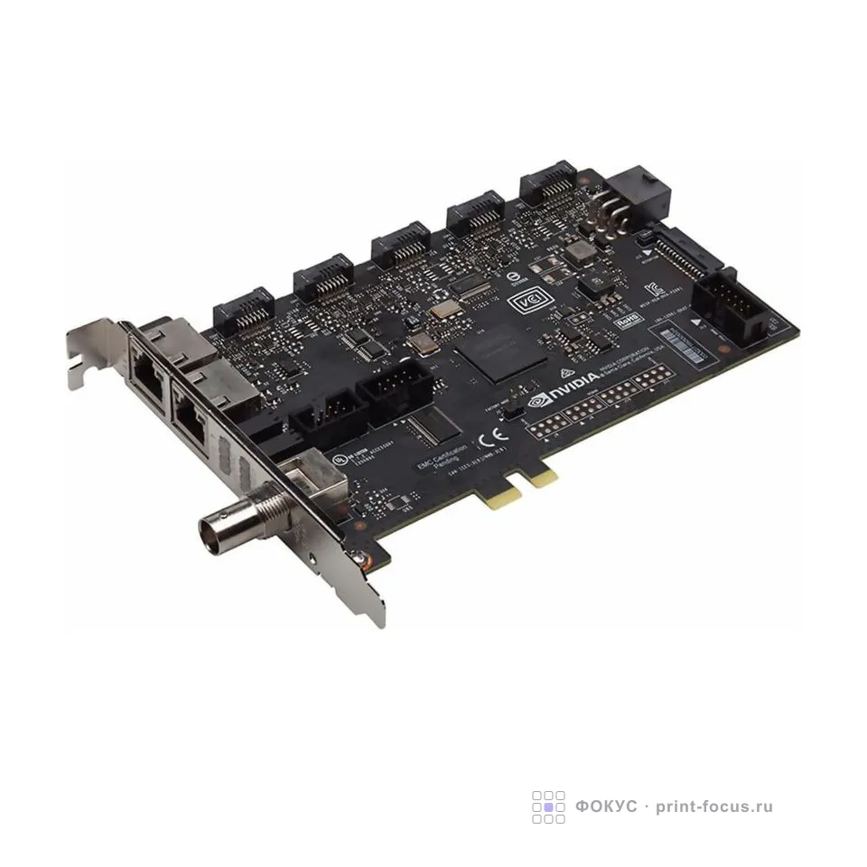 NVIDIA Quadro SYNC2 for P6000, P5xxx, PCI Express 3.0 16x, 2xribbon cable (900-52061-1700-000), артикул 900-52061-1700-000