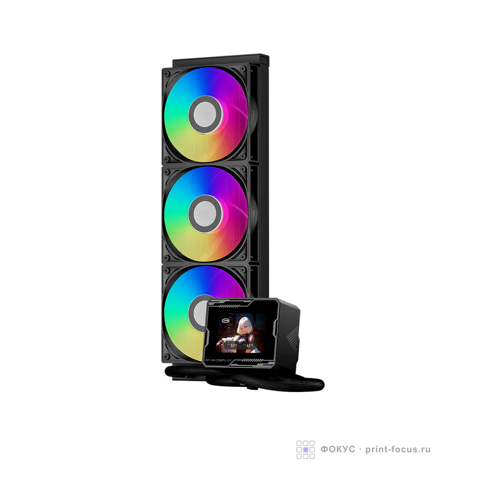 PCCooler GT360M ARGB Display BK Black, артикул GT360M ARGB Display BK