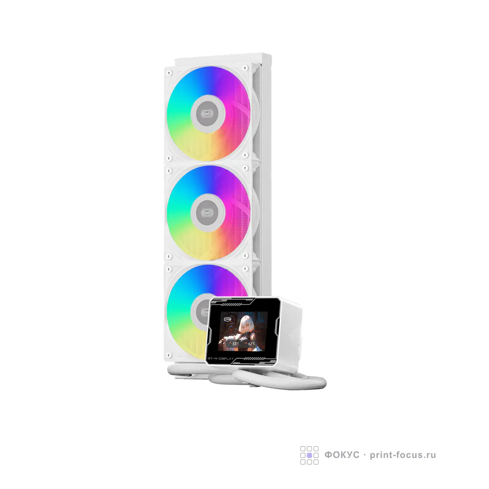 PCCooler GT360M ARGB Display WH, артикул GT360M ARGB Display WH