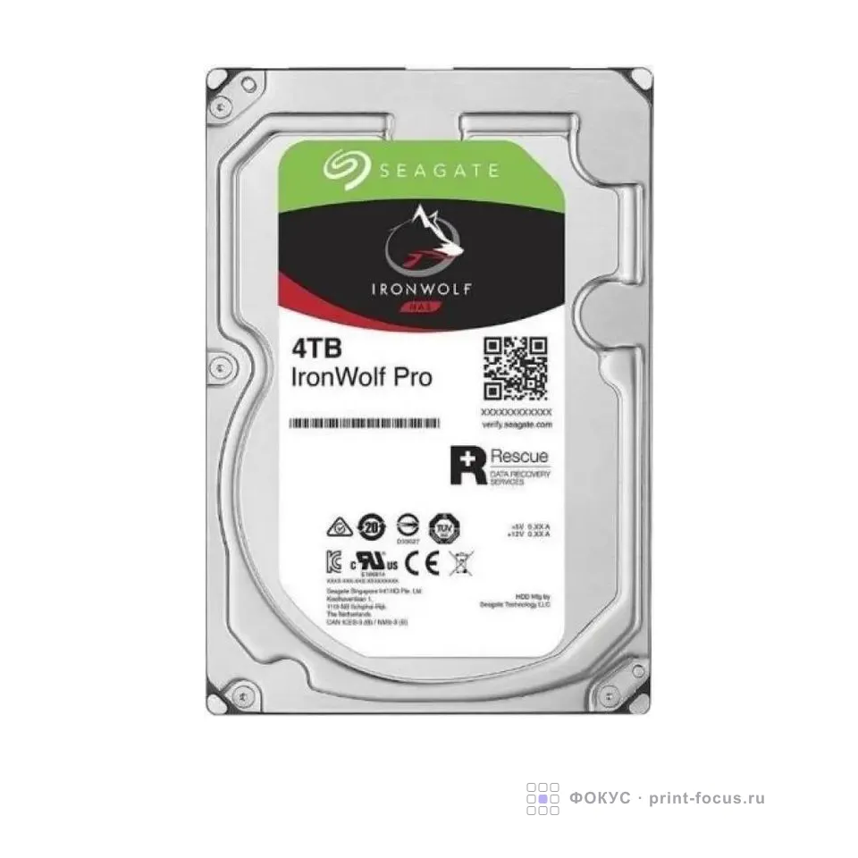 Seagate IronWolf Pro NAS ST4000NE001, артикул ST4000NE001