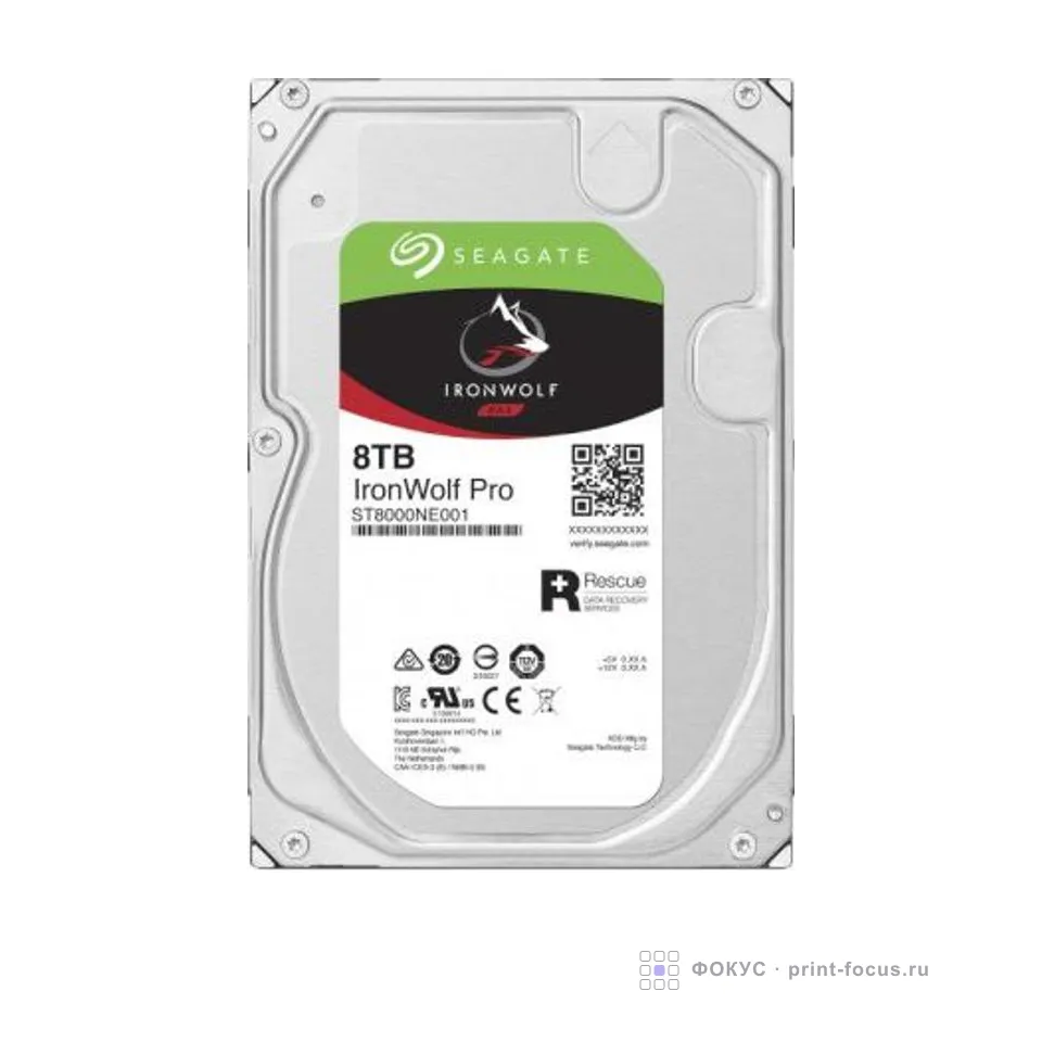 Seagate IronWolf Pro NAS ST8000NE001, артикул ST8000NE001
