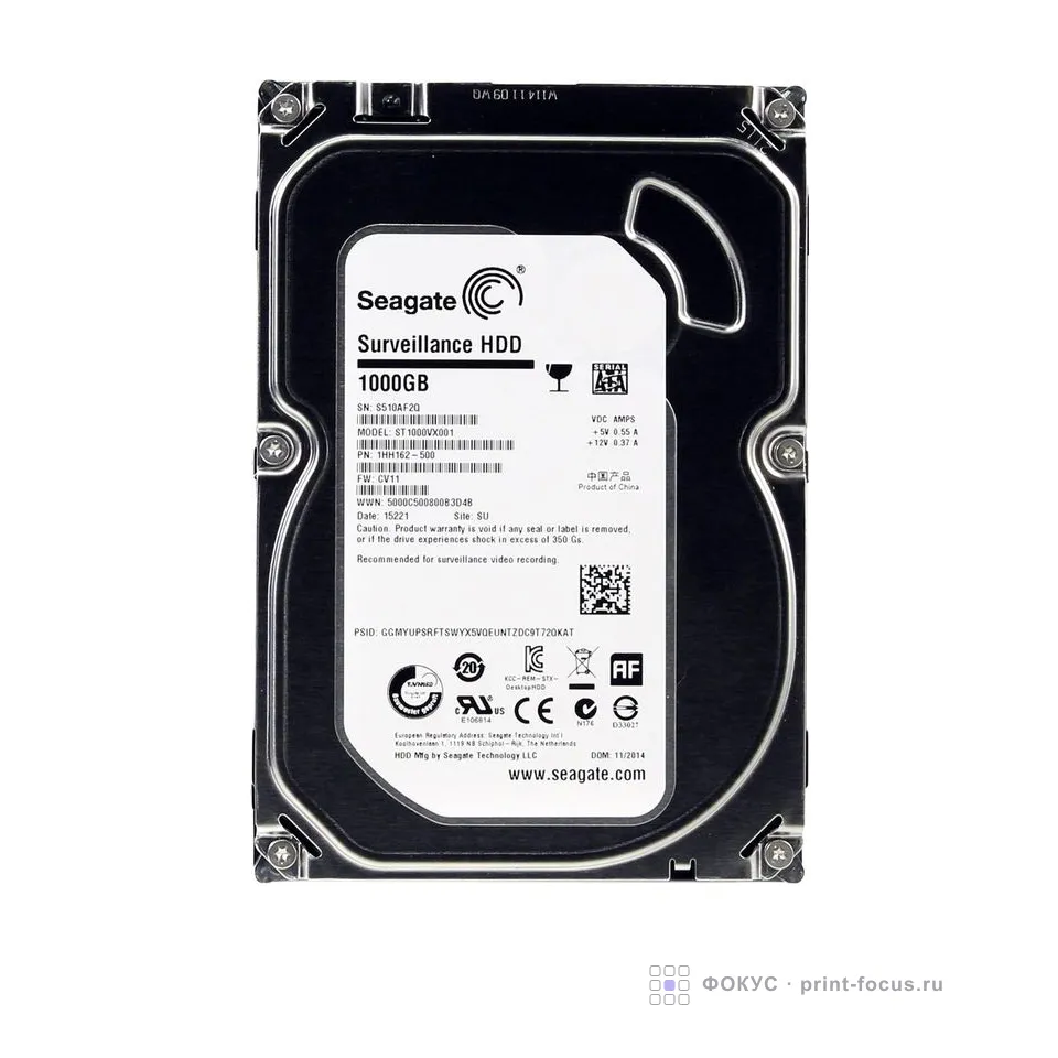 Seagate ST1000VX001, артикул ST1000VX001