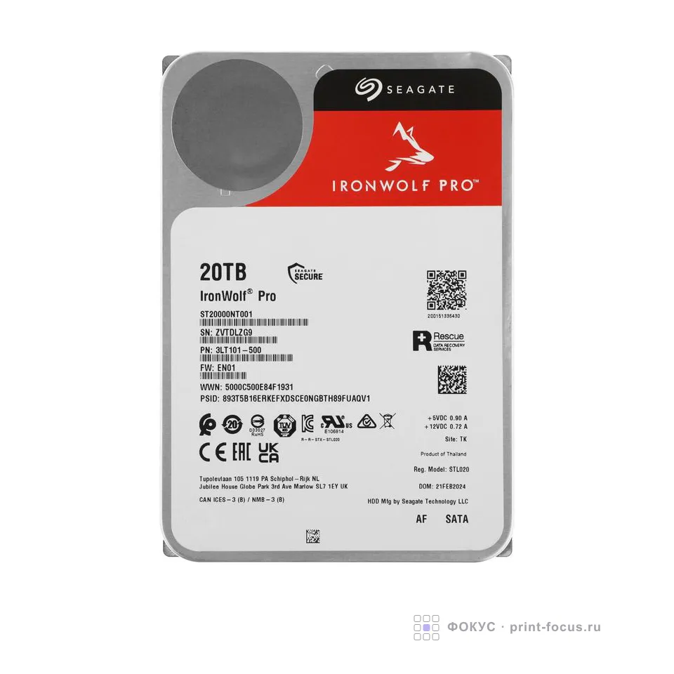 Seagate ST20000NT001, артикул ST20000NT001