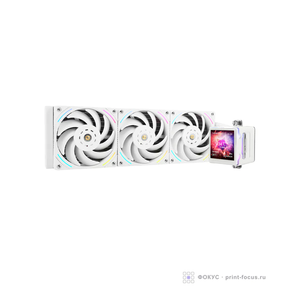 Thermalright Elite Vision 360 White, артикул E-VISION-WH-360-ARGB