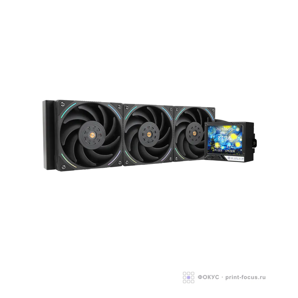 Thermalright Mjolnir Vision 360 Black, артикул M-VISION-360-BL-ARGB
