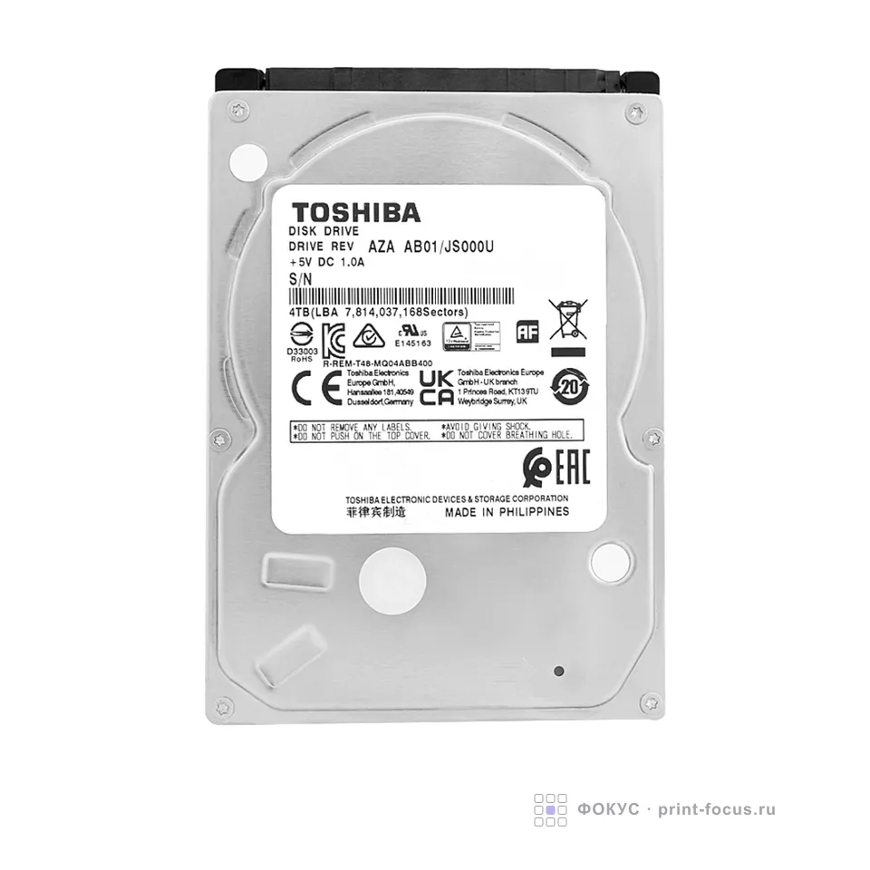 Toshiba 4Tb (MQ04ABB400R), артикул MQ04ABB400R
