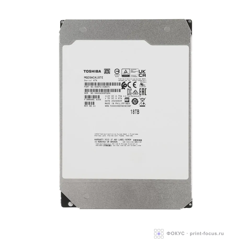 Toshiba MG09ACA18TE, артикул MG09ACA18TE
