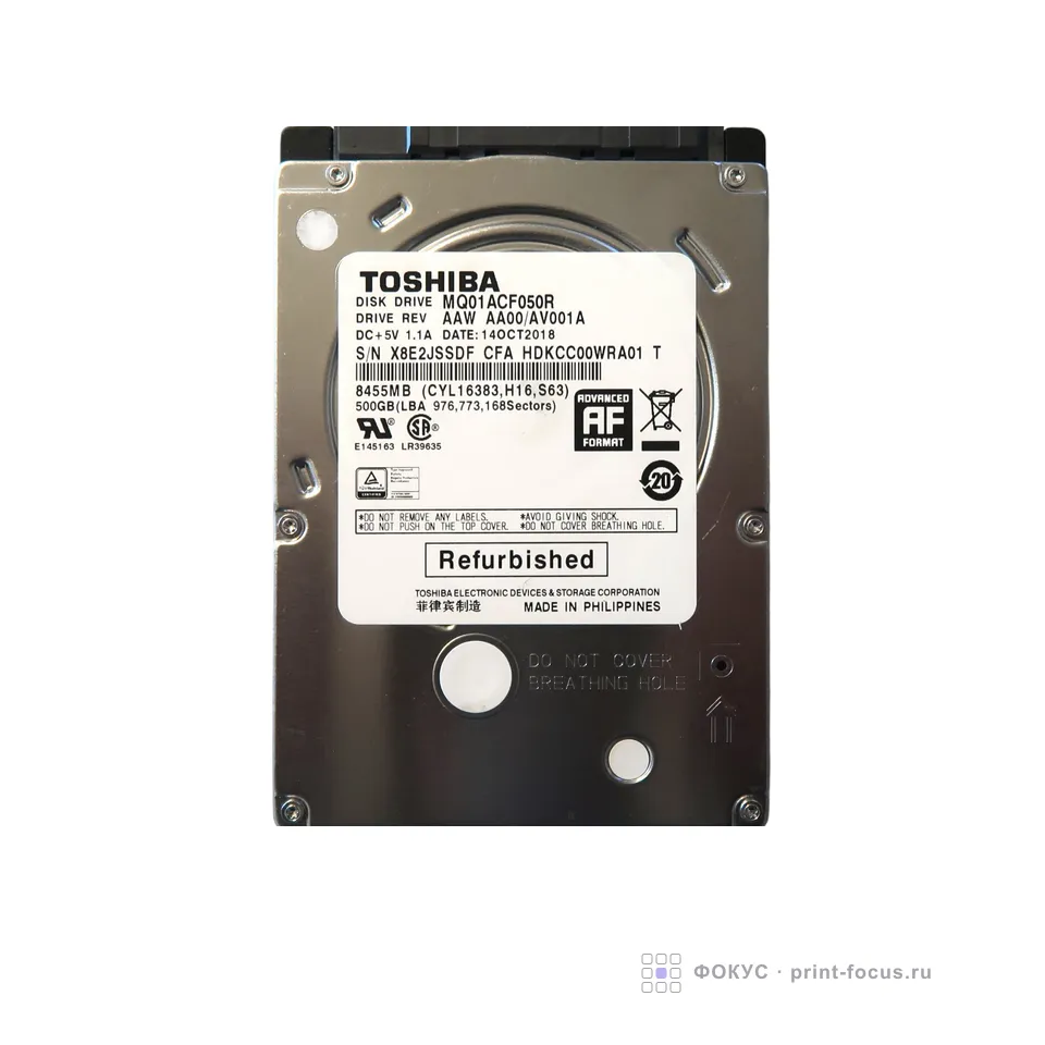 Toshiba MQ01ACF050R, артикул MQ01ACF050R