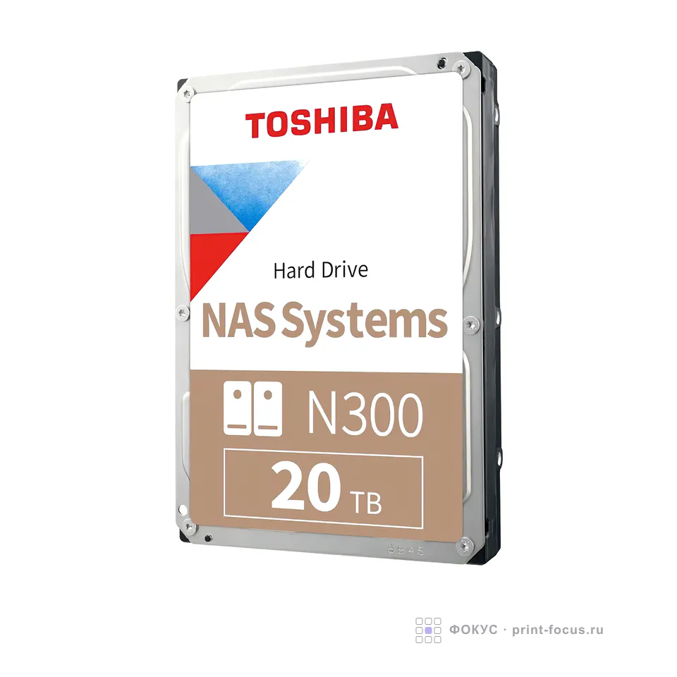 Toshiba N300 NAS 20Tb (HDWG82AXZSTA), артикул HDWG82AXZSTA